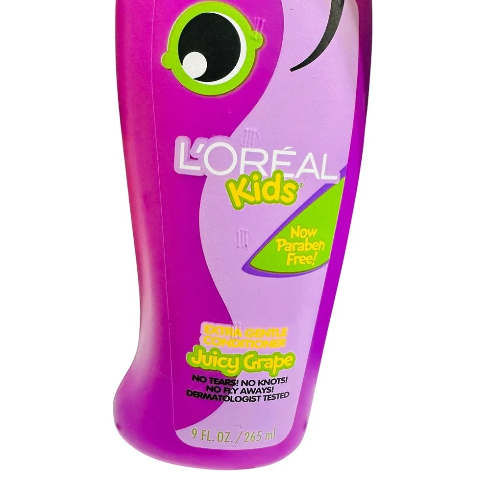 L'Oreal Kids Extra Gentle Conditioner Juicy Grape Paraben Free Discontinued, 9oz